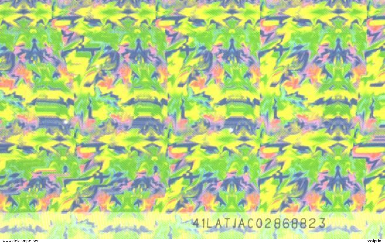 Latvia:Used Phonecard, Lattelekom, 2 Lati, Eye, 2000 - Lettonie