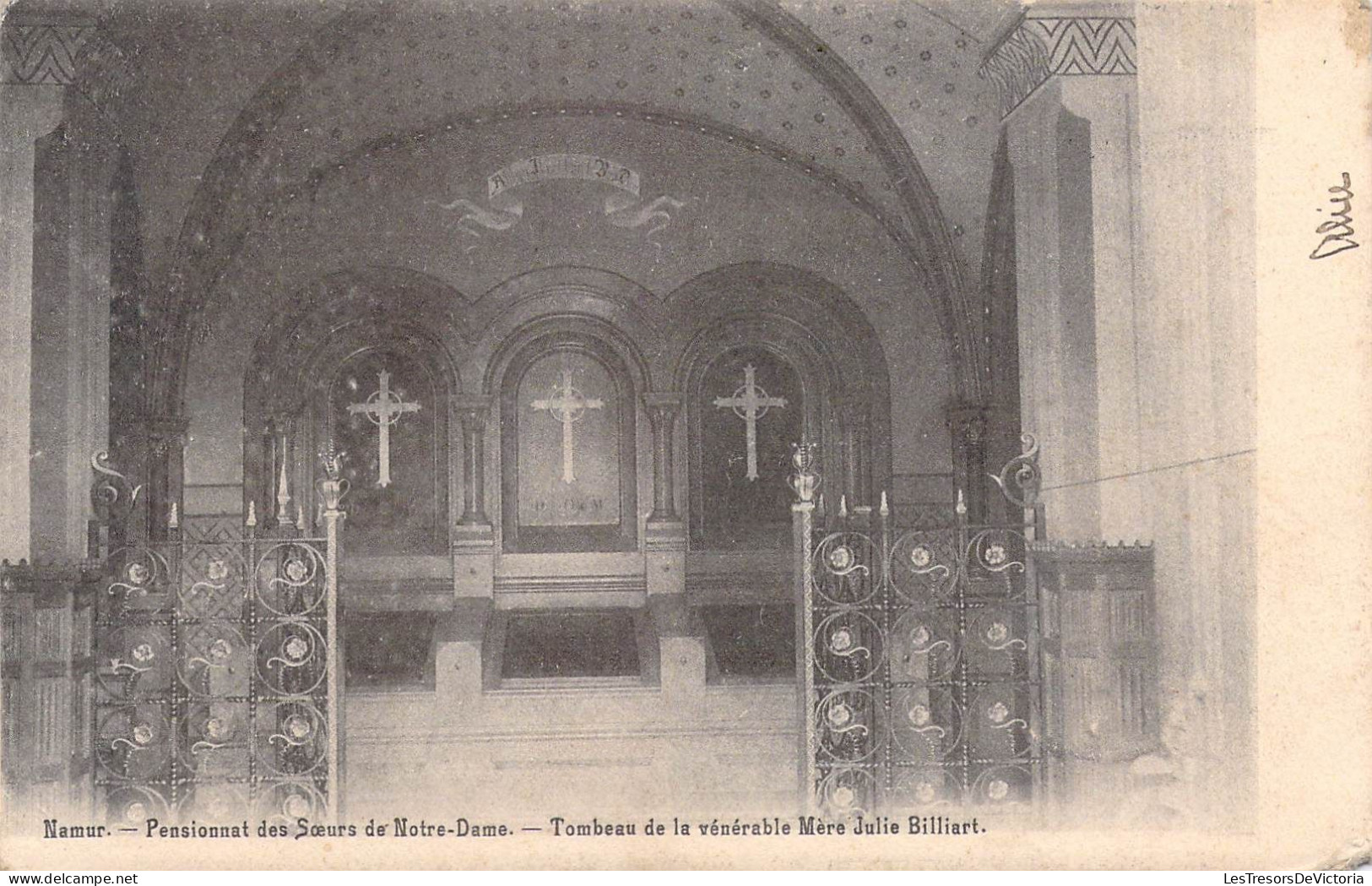 BELGIQUE - NAMUR - Pensionnat Des Soeurs De Notre Dame - Tombeau De La Vénérable Mère .... - Carte Poste Ancienne - Namur