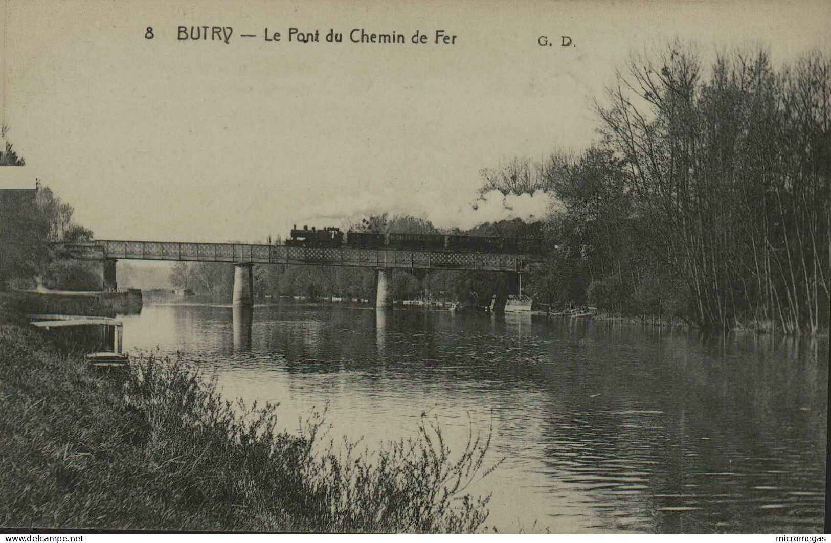 95 - BUTRY - Le Pont Du Chemin De Fer - Butry