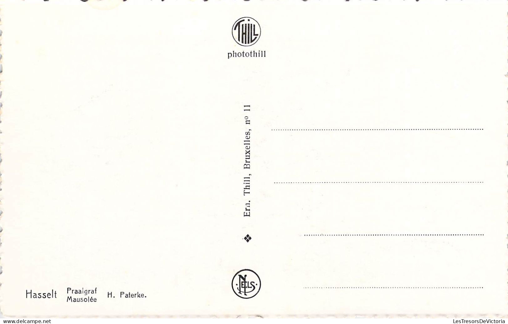 BELGIQUE - HASSELT - Mausolée - Carte Poste Ancienne - Hasselt