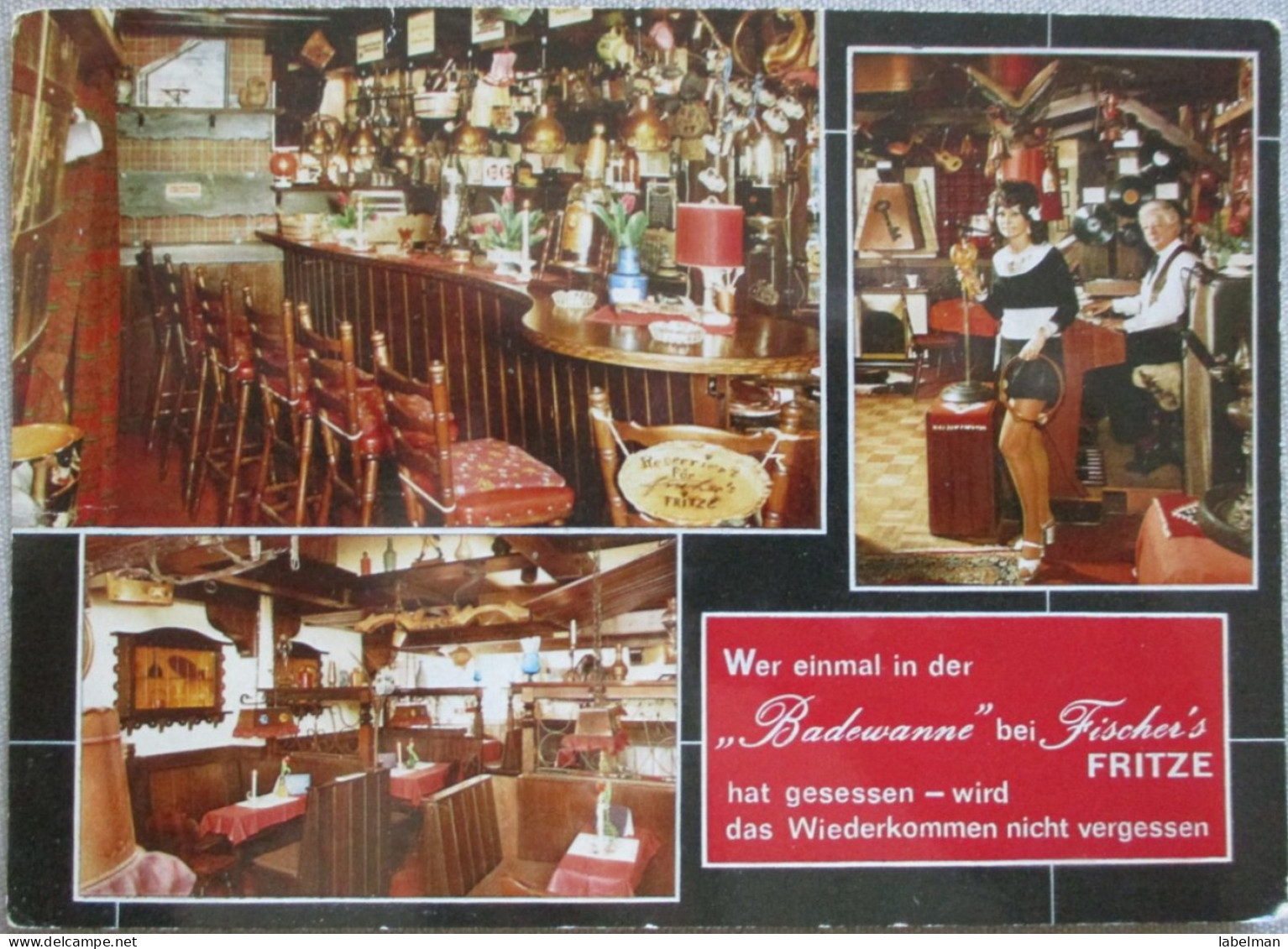 GERMANY DEUTSCHLAND BAD NAUHEIM BADEWANNE PUB SPA PC AK CP CARD POSTCARD ANSICHTSKARTE POSTKARTE CARTE POSTALE CARTOLINA - Altdöbern