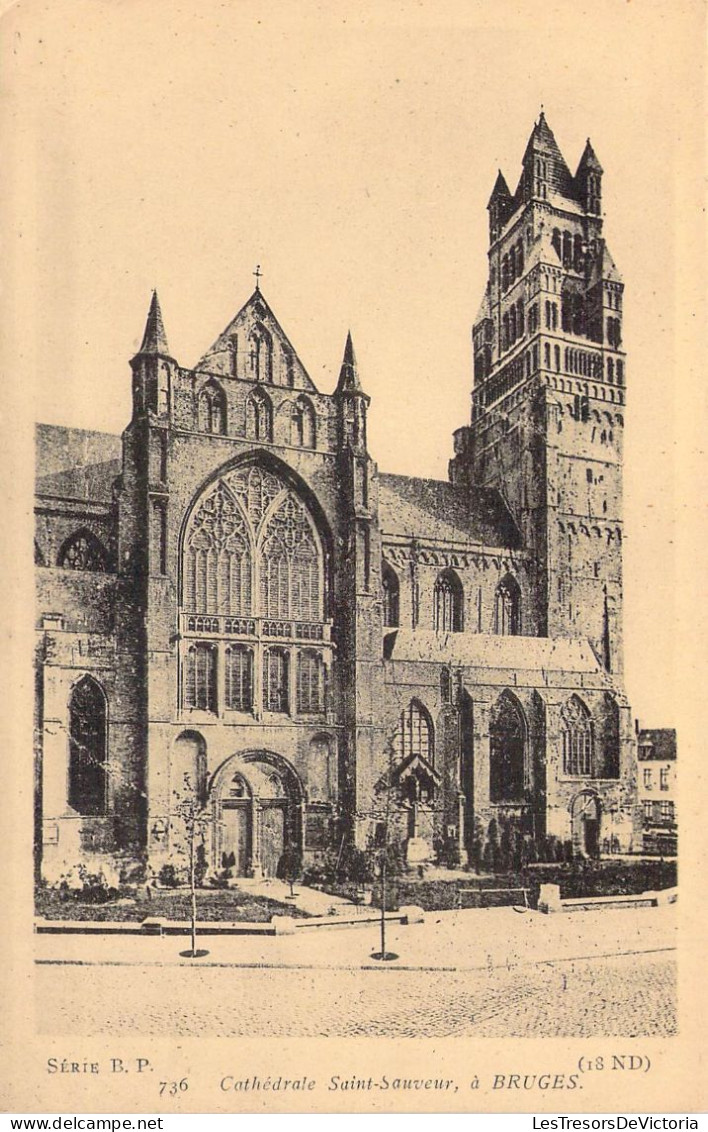 BELGIQUE - BRUGGE - Cathédrale Saint Sauveur - Carte Poste Ancienne - Brugge