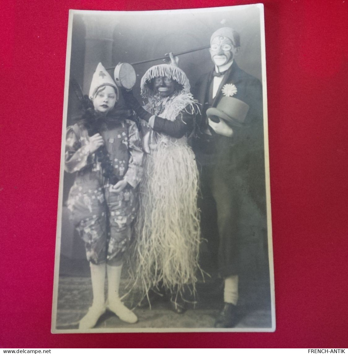 CARTE PHOTO CLOWN DEGUISEMENT - A Identifier