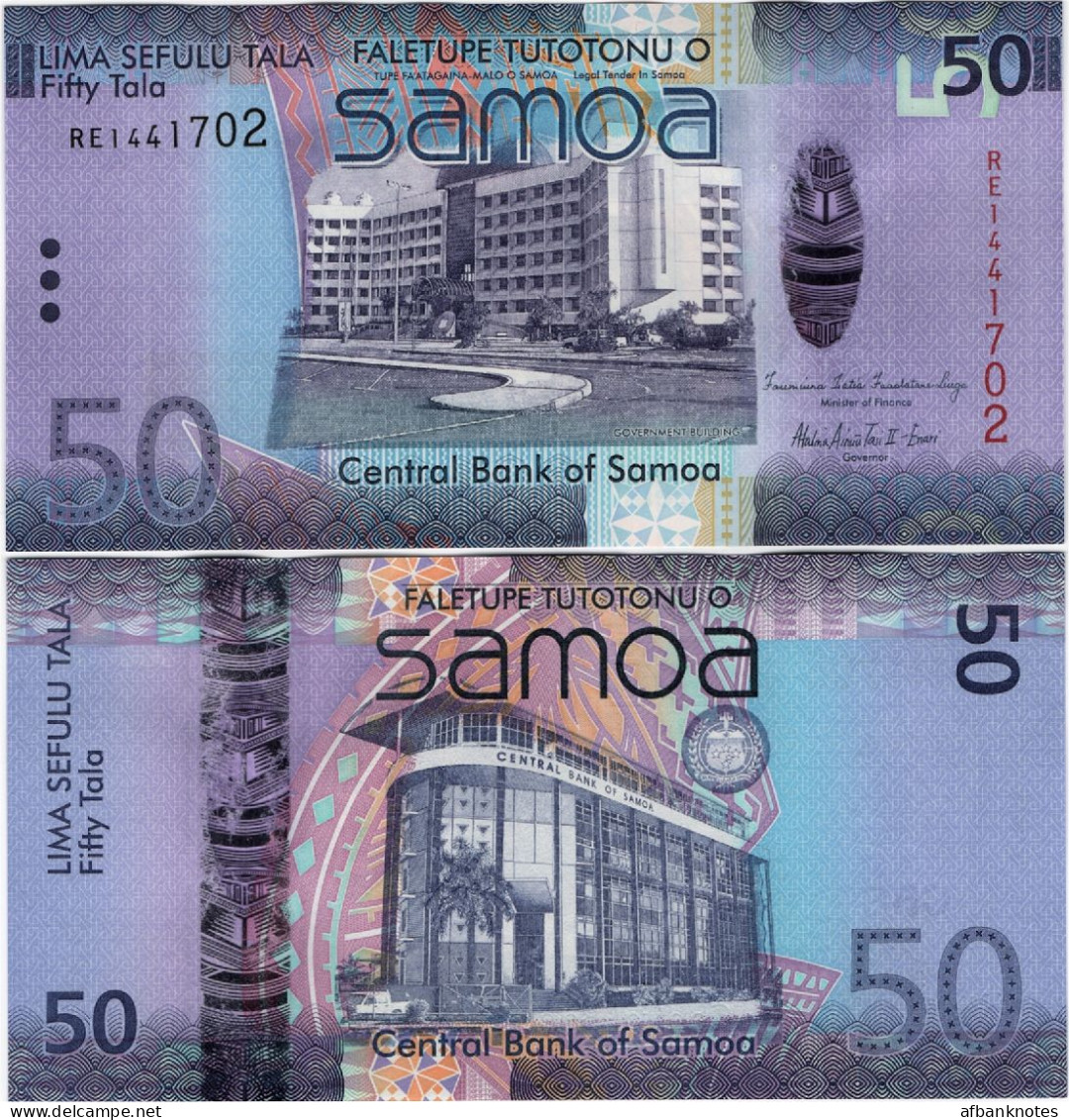 SAMOA        50 Tala        P-41b       ND (2014)       UNC - Samoa