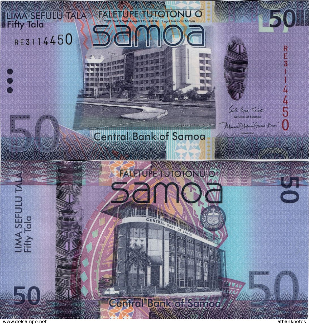 SAMOA        50 Tala        P-41c       ND (2017)       UNC - Samoa