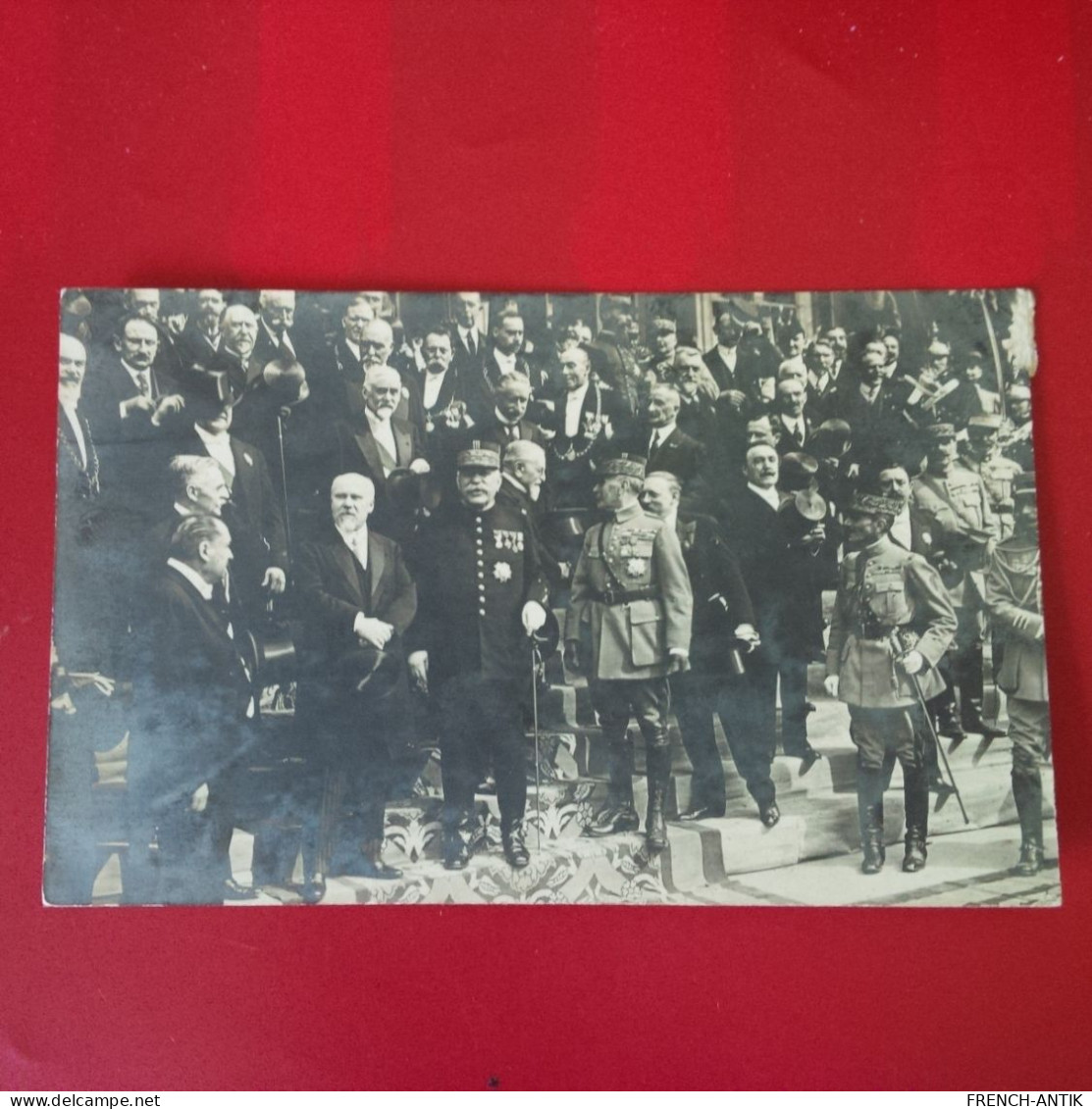 CARTE PHOTO PRESIDENT POINCARE SAINT DENIS ? - Hommes Politiques & Militaires