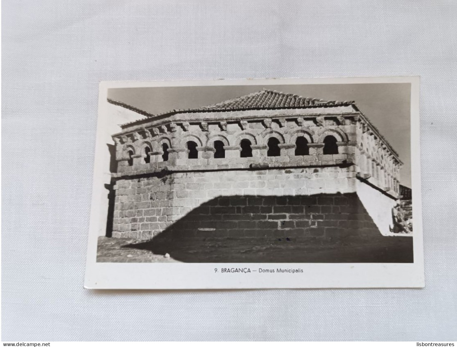 ANTIQUE PHOTO POSTCARD PORTUGAL BRAGANÇA - DOMUS MUNICIPALIS USED CIRCULATED C/ MULTA 1964 - Bragança