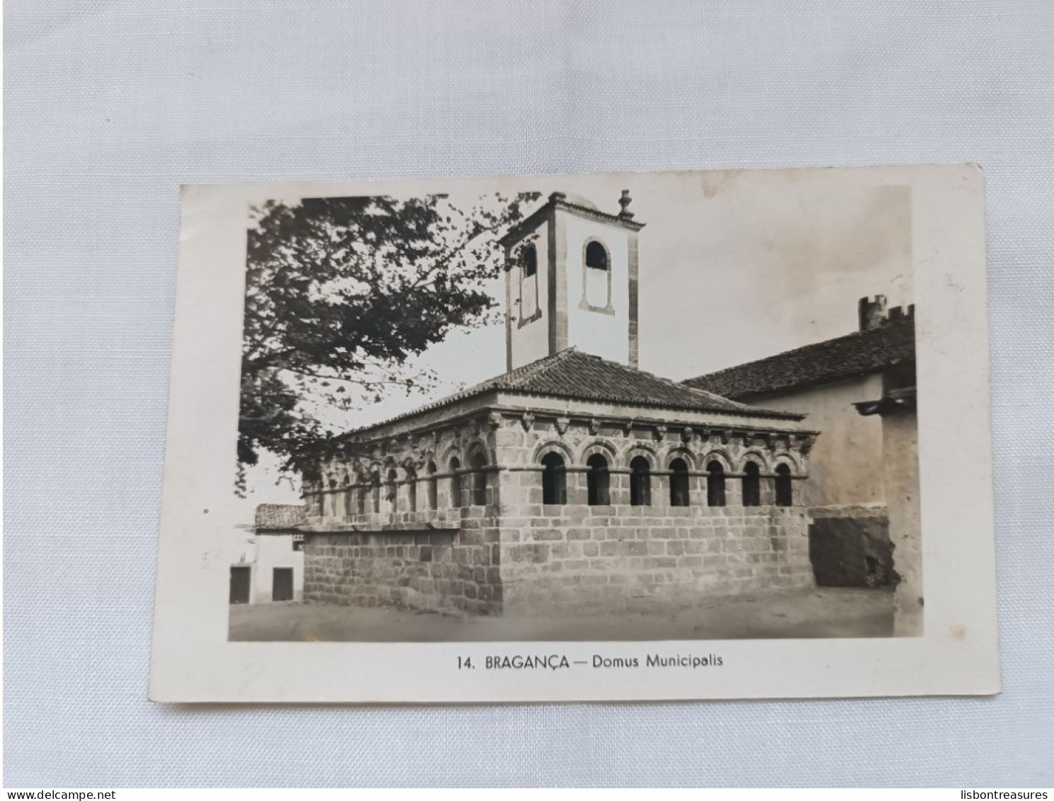 ANTIQUE PHOTO POSTCARD PORTUGAL BRAGANÇA - DOMUS MUNICIPALIS Nº2 UNUSED - Bragança