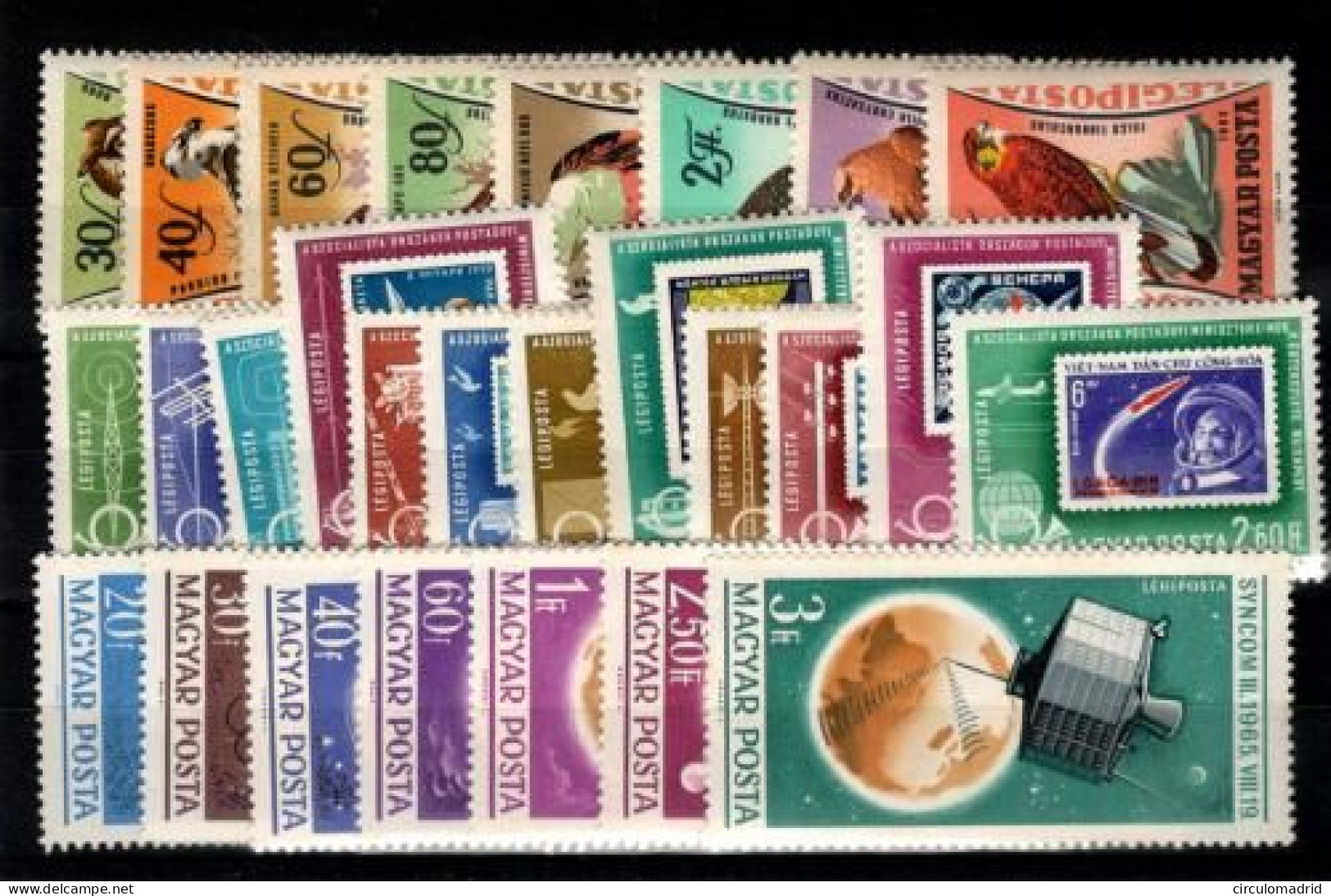 Hungría (Aéreos) Nº 250/69,272/78.. Año 1962 - Unused Stamps