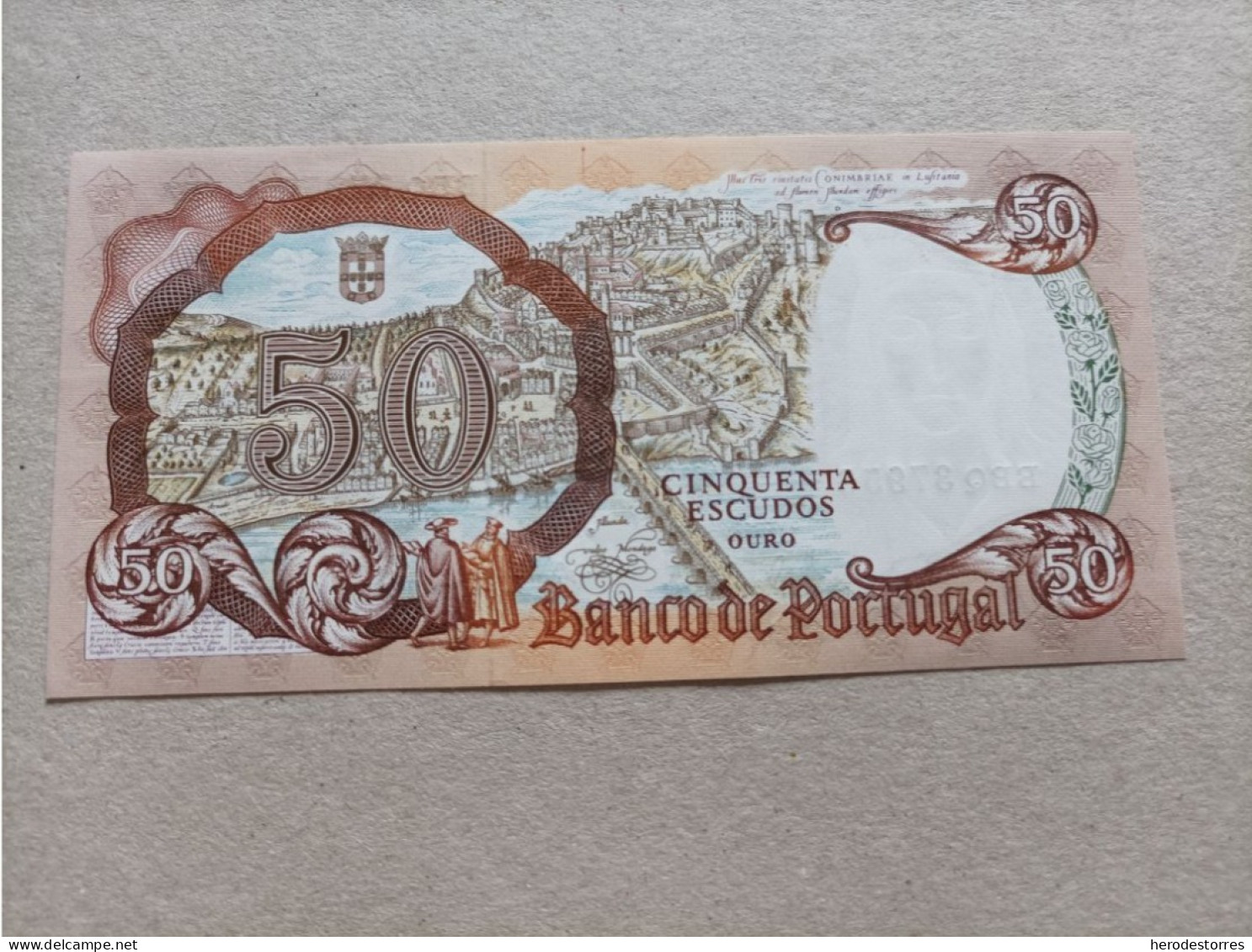 Billete De Portugal De 50 Escudos. Año 1964, AUNC - Portugal