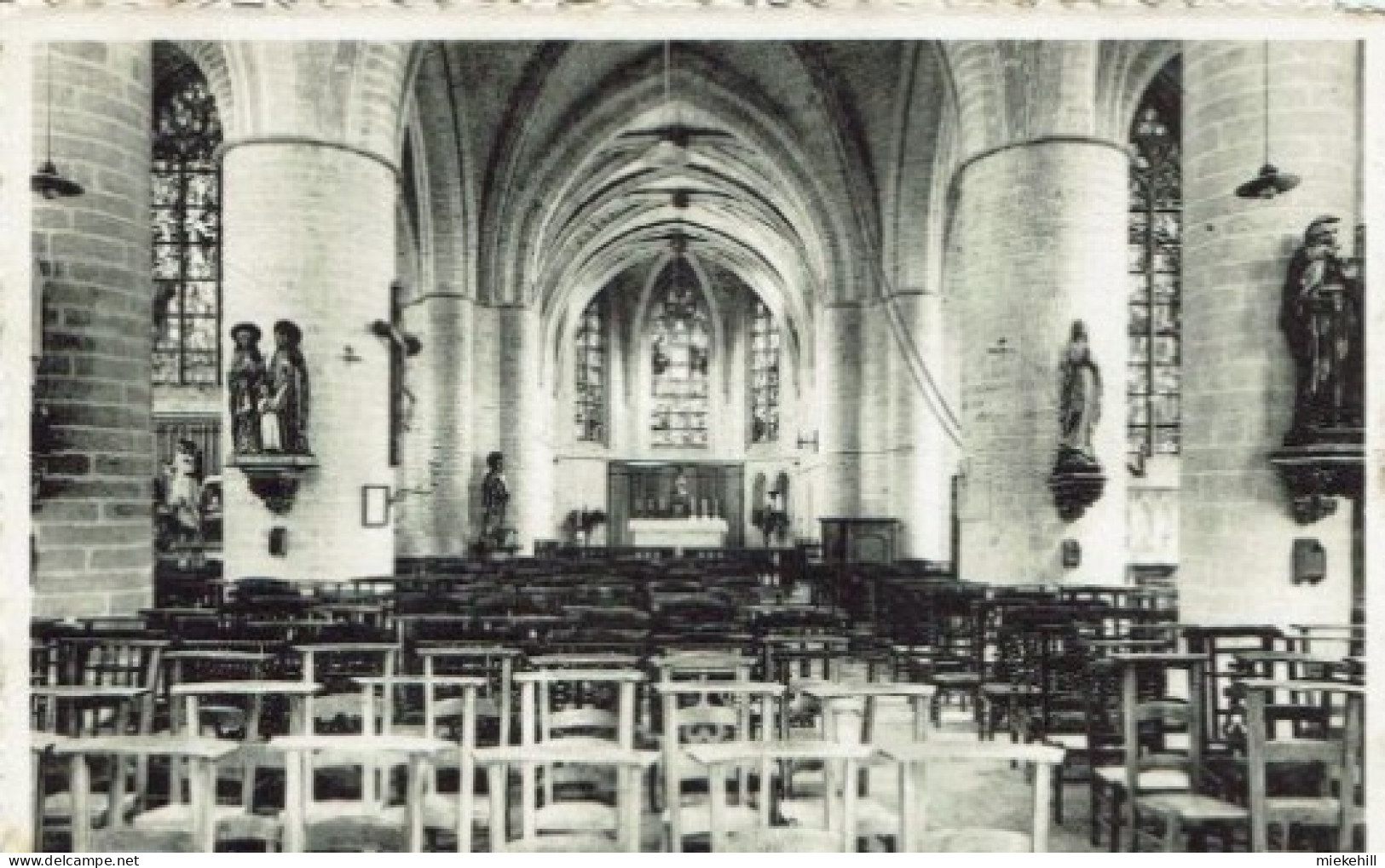 HULDENBERG-BINNENZICHT DER KERK-INTERIEUR DE L'EGLISE - Huldenberg