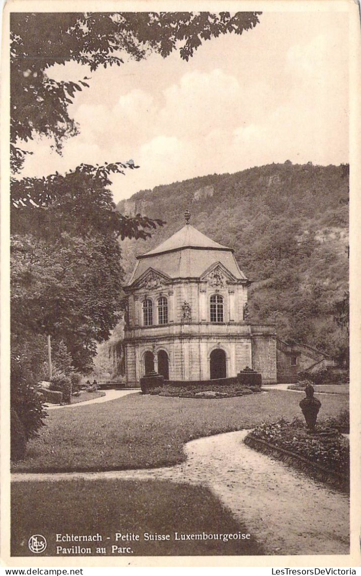 LUXEMBOURG - ECHTERNACH - Petite Suisse Luxembourgeoise - Pavillon Du Parc - Carte Postale Ancienne - Echternach