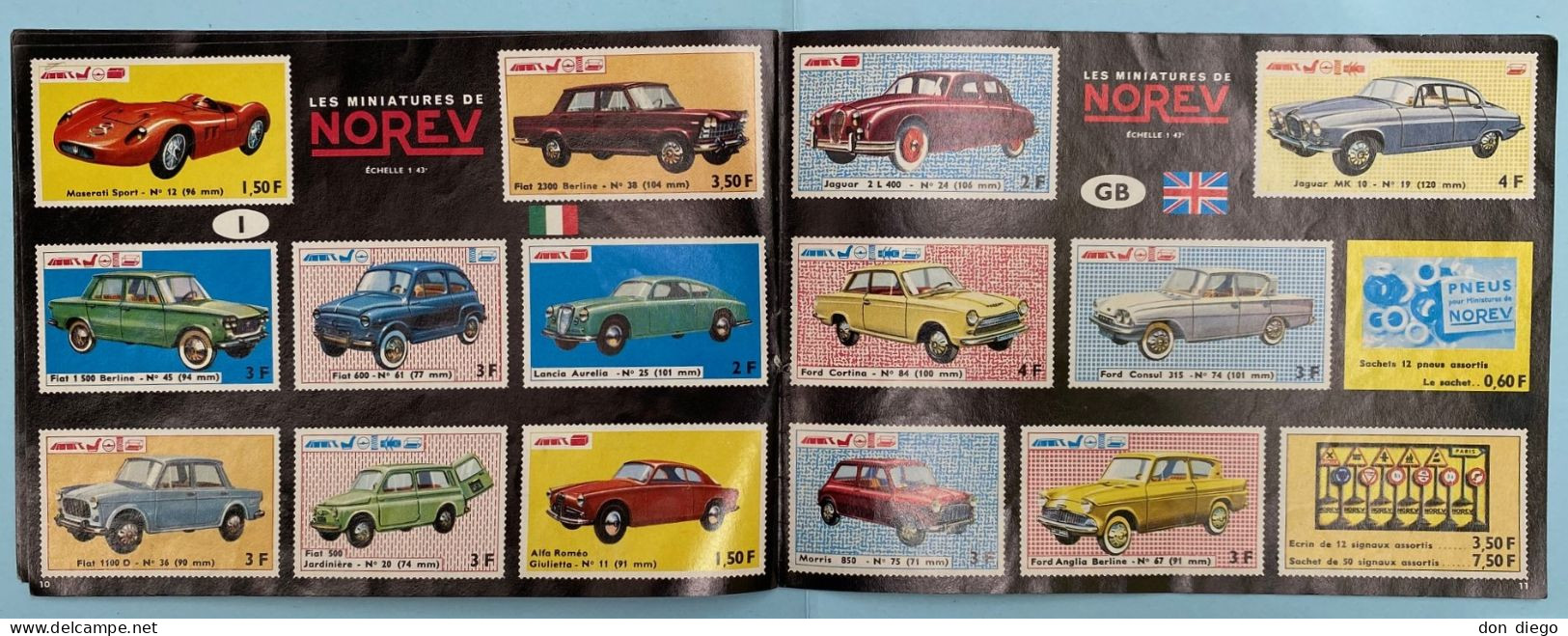 Catalogue Miniatures NOREV 1965 Voitures / Camions / Bus / Travaux Publics - Catalogues