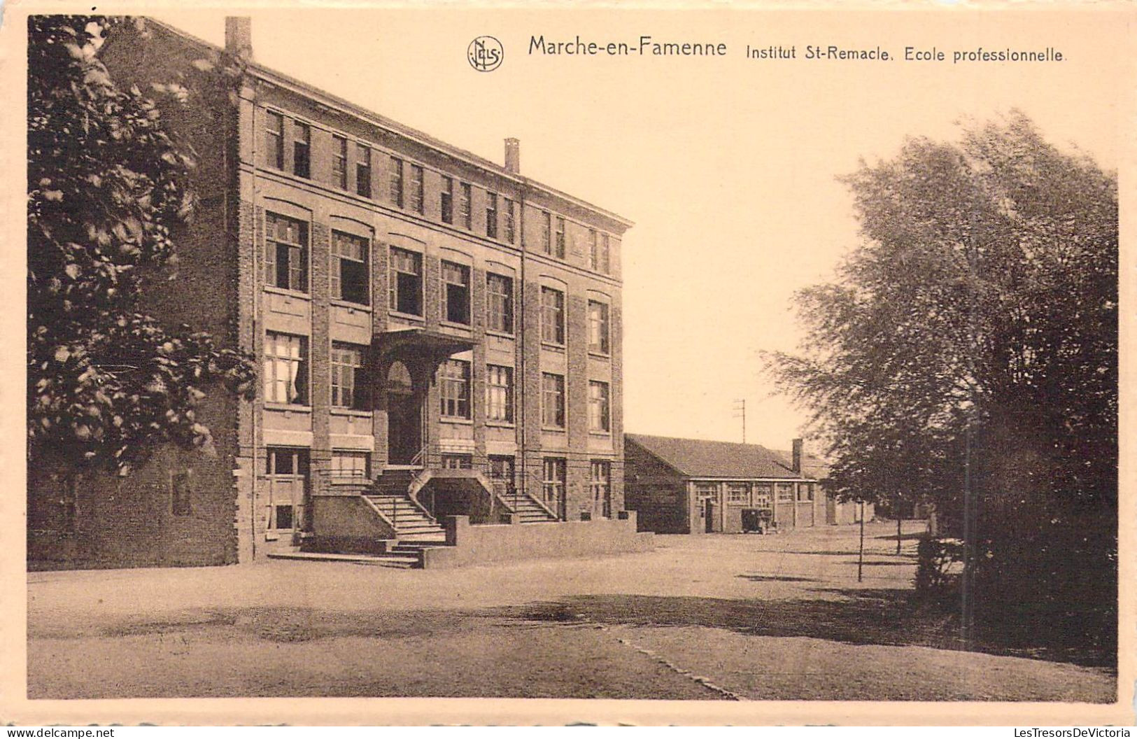 BELGIQUE - MARCHE EN FAMENNE - Institut St Remacie - Ecole Professionnelle - Edit Peret Delhaye - Carte Postale Ancienne - Marche-en-Famenne