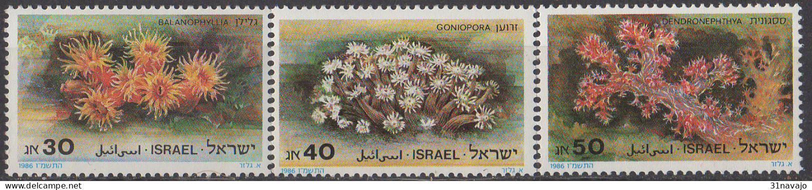 ISRAEL - Coraux De La Mer Rouge - Unused Stamps (without Tabs)