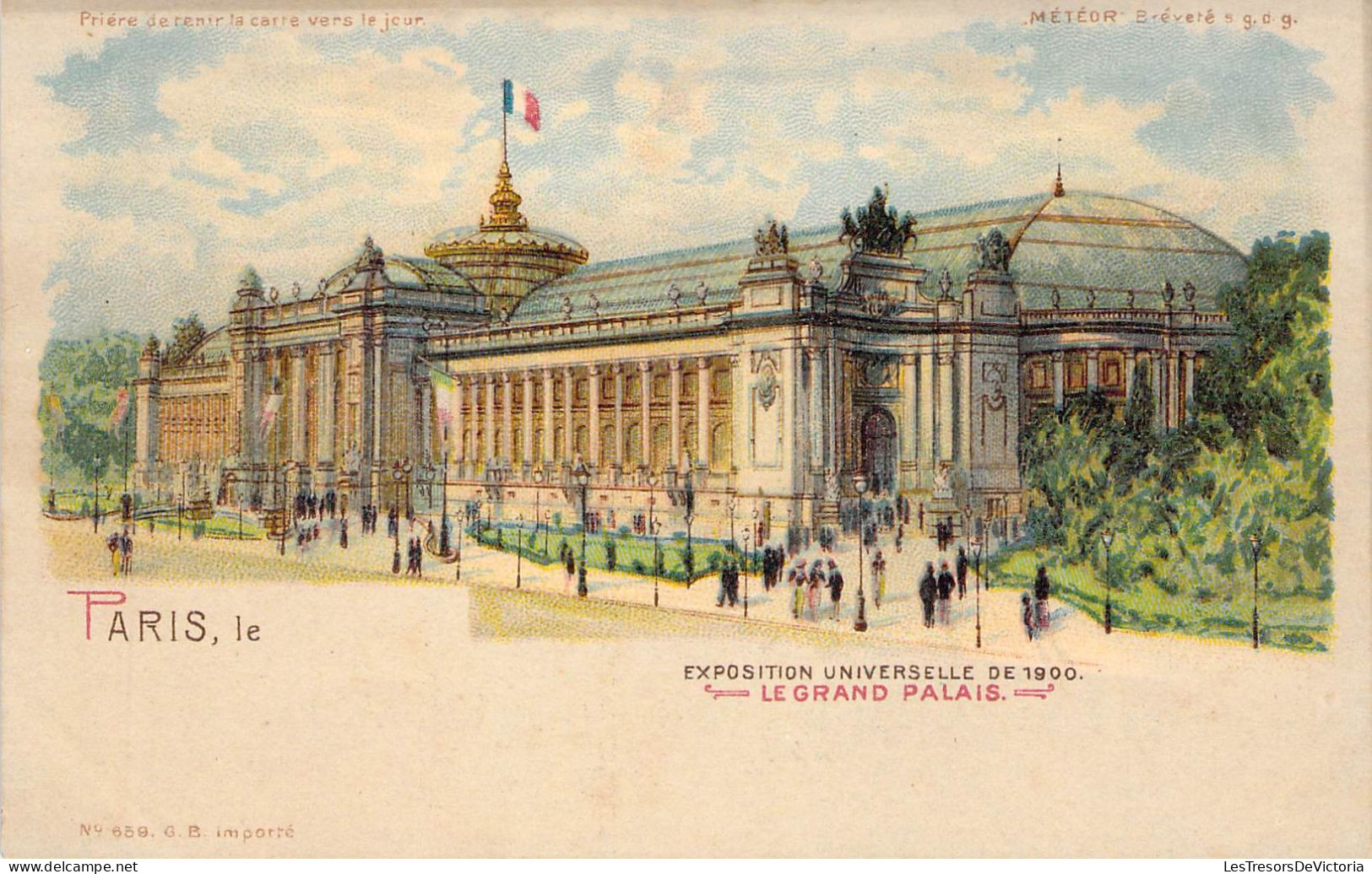 FRANCE - 75 - EXPOSITION UNIVERSELLE DE 1900 - Le Grand Palais - Carte Postale Ancienne - Expositions