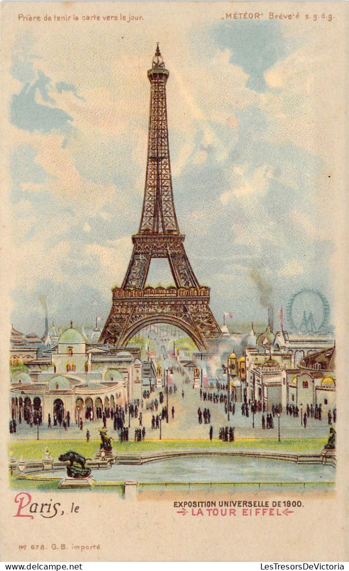 FRANCE - 75 - EXPOSITION UNIVERSELLE DE 1900 - La Tour Eiffel - Carte Postale Ancienne - Mostre