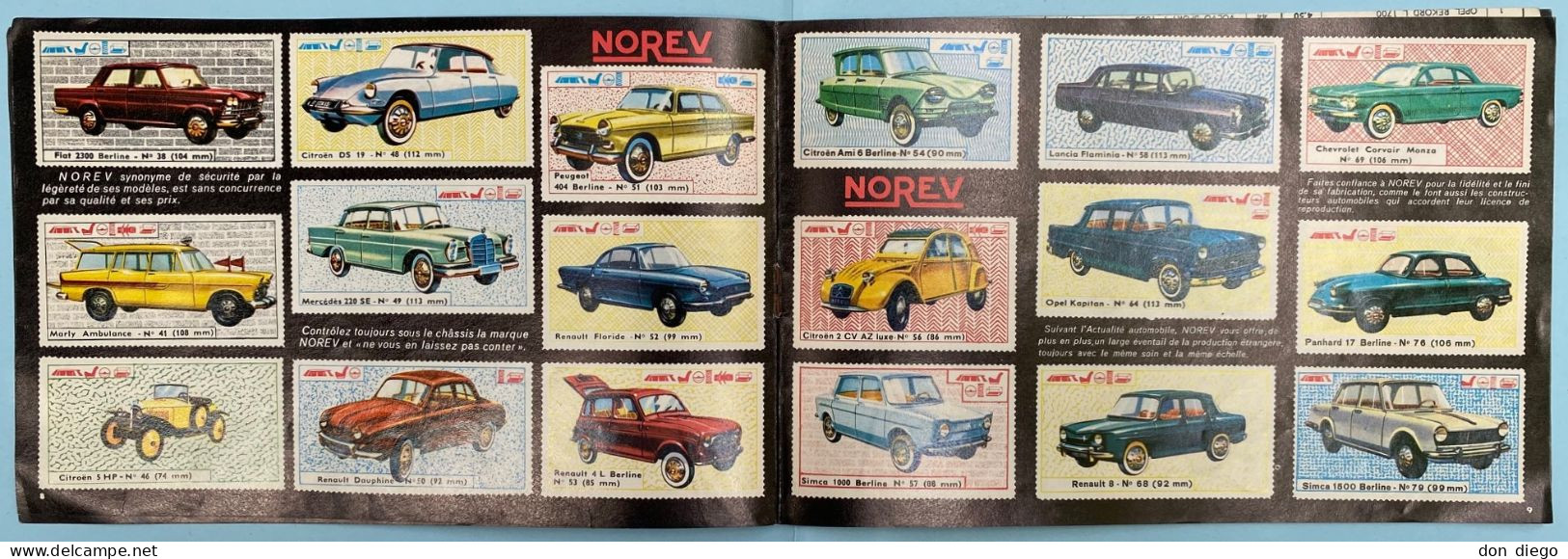 Catalogue Miniatures NOREV 1968 Voitures / Camions / Bus / Travaux Publics + Prospectus Nouveautés - Catalogues