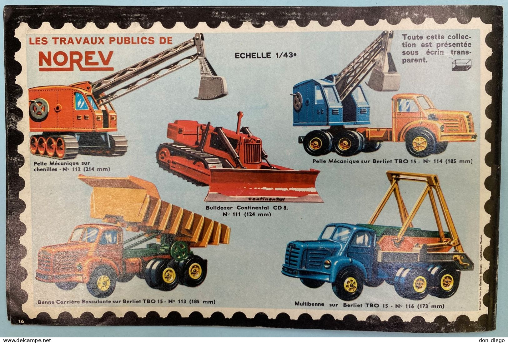 Catalogue Miniatures NOREV 1968 Voitures / Camions / Bus / Travaux Publics + Prospectus Nouveautés - Catalogues