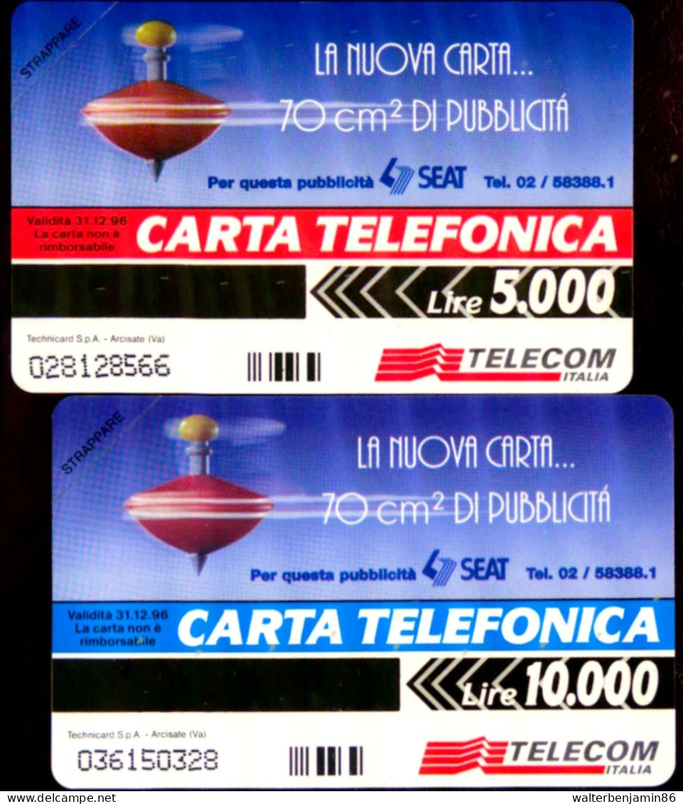 G 321/322 C&C 2440/2441 2 SCHEDE TELEFONICHE NUOVE MAGNETIZZATE CAMBIARE 5&10 BIFACCIALI COME FOTO - Public Ordinary