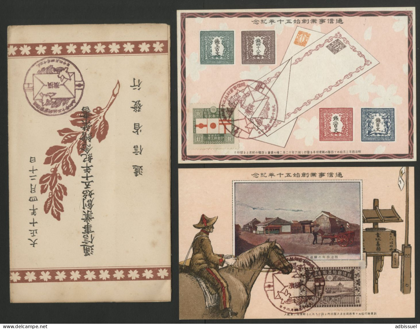 1921 JAPAN / Stamps N° 162 / 163 (C28 / C29) On 2 FDC With The Original Souvenir Envelope. See Description - Brieven En Documenten