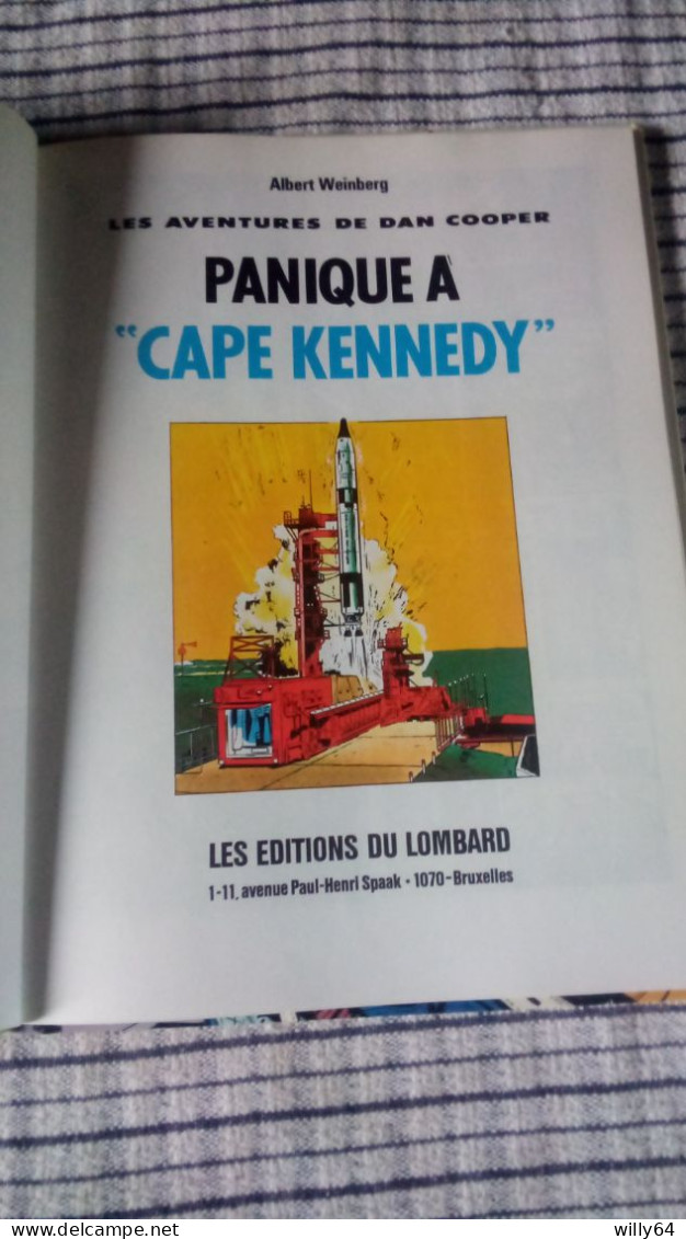 DAN COOPER    " Panique à Cape KENNEDY"    1984 Editions Du LOMBARD   COMME NEUVE - Dan Cooper