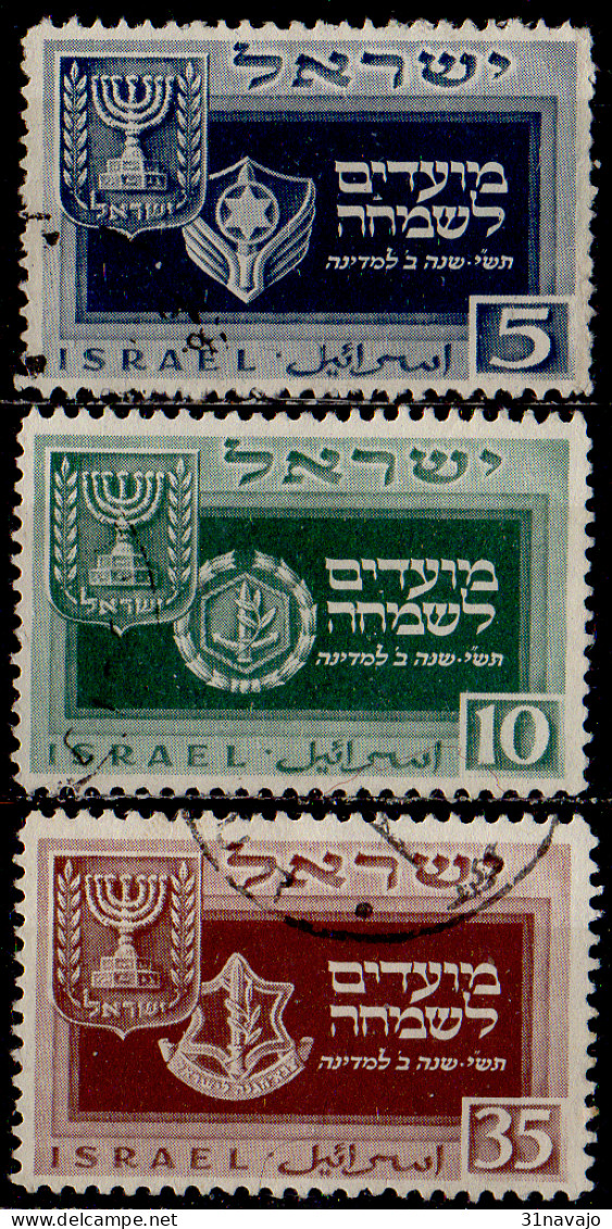 ISRAEL - Nouvel An 5710 Oblitéré - Gebruikt (zonder Tabs)