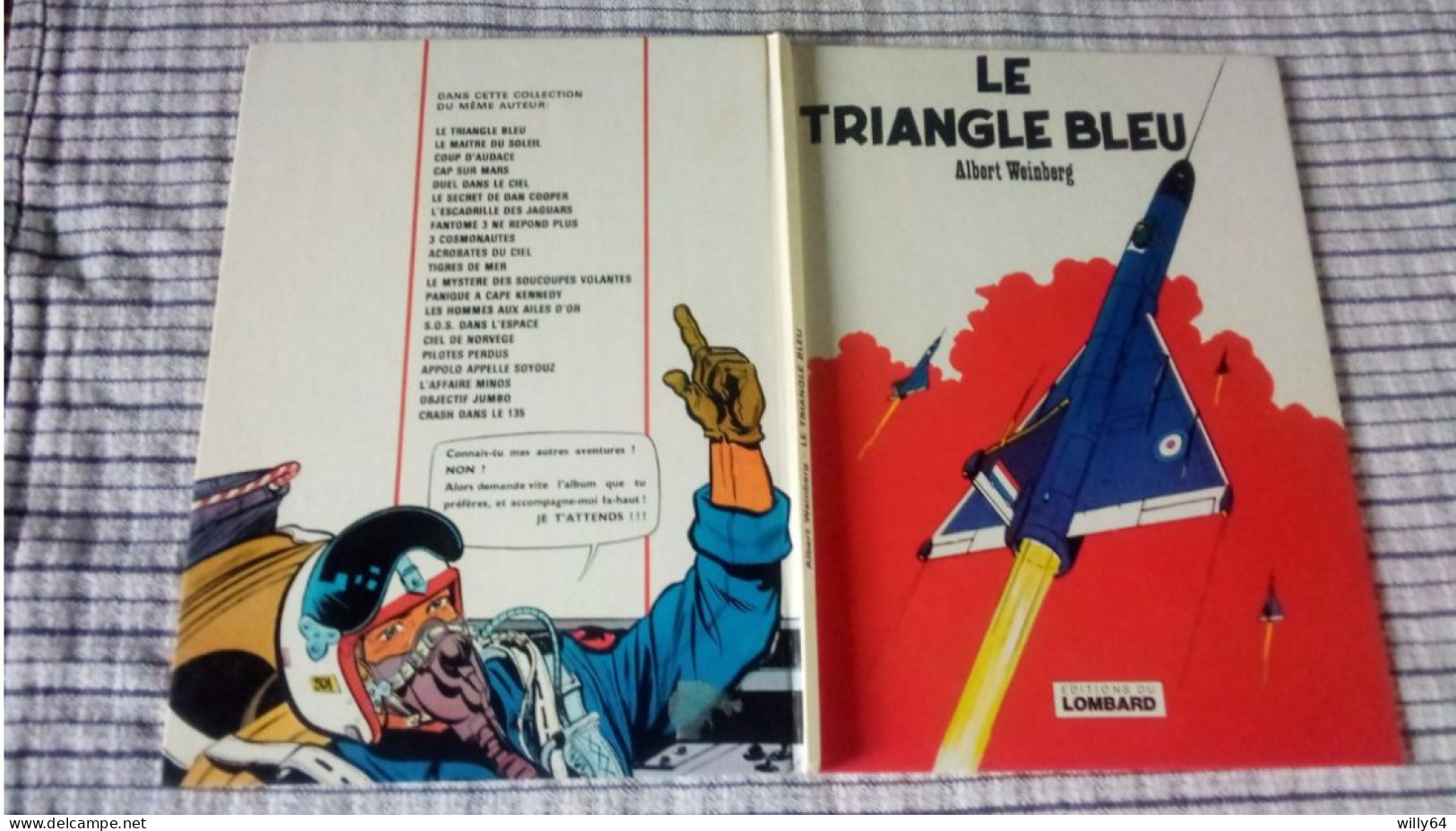 DAN COOPER    " Le Triangle Bleu "    Editions Du LOMBARD   COMME NEUVE - Dan Cooper