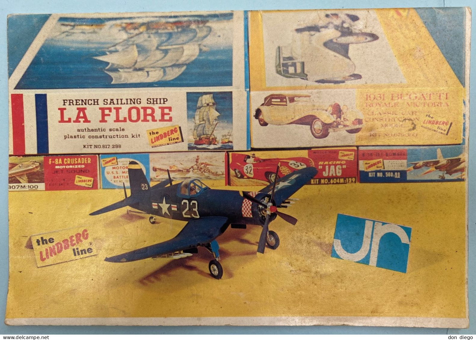 Catalogue JR (Les Jouets Rationnels) Maquettes The Lindberg Line 1968/69   Avions Voitures Bateaux - France