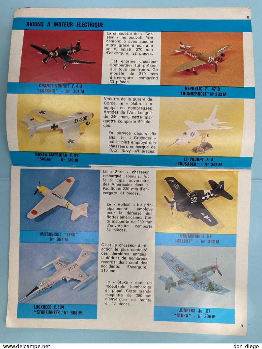Catalogue JR (Les Jouets Rationnels) Maquettes The Lindberg Line 1968/69   Avions Voitures Bateaux - France