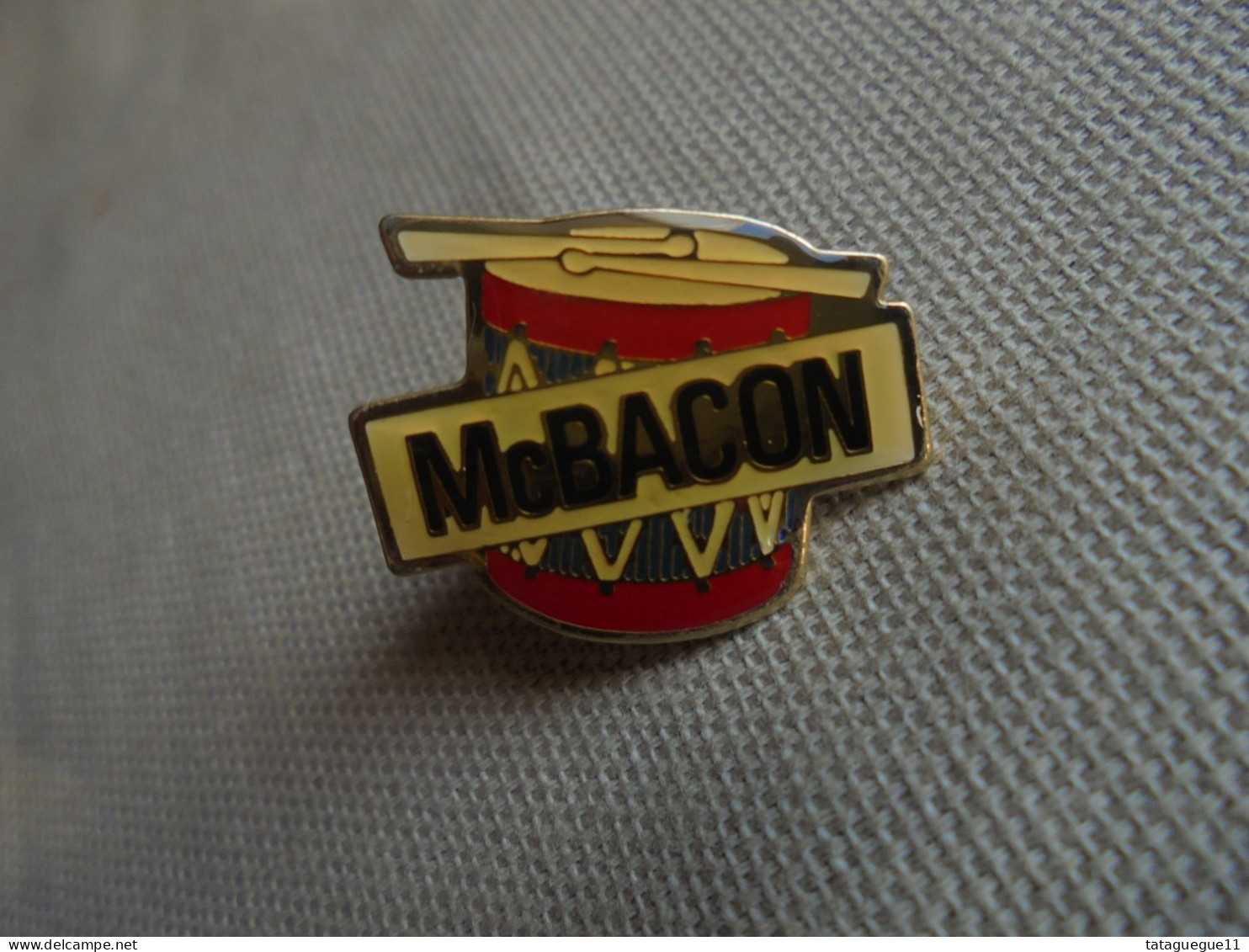 Vintage - Pins - Mac Bacon - Années 80 - McDonald's
