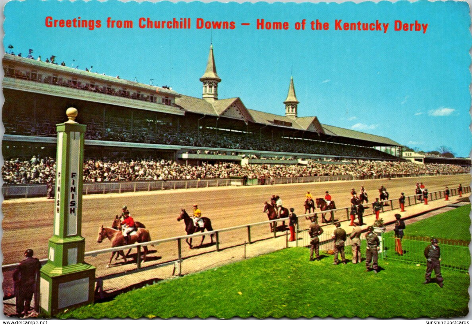 Kentucky Louisville Greetings From Churchill Downs Home Of The Kentucky Derby - Louisville