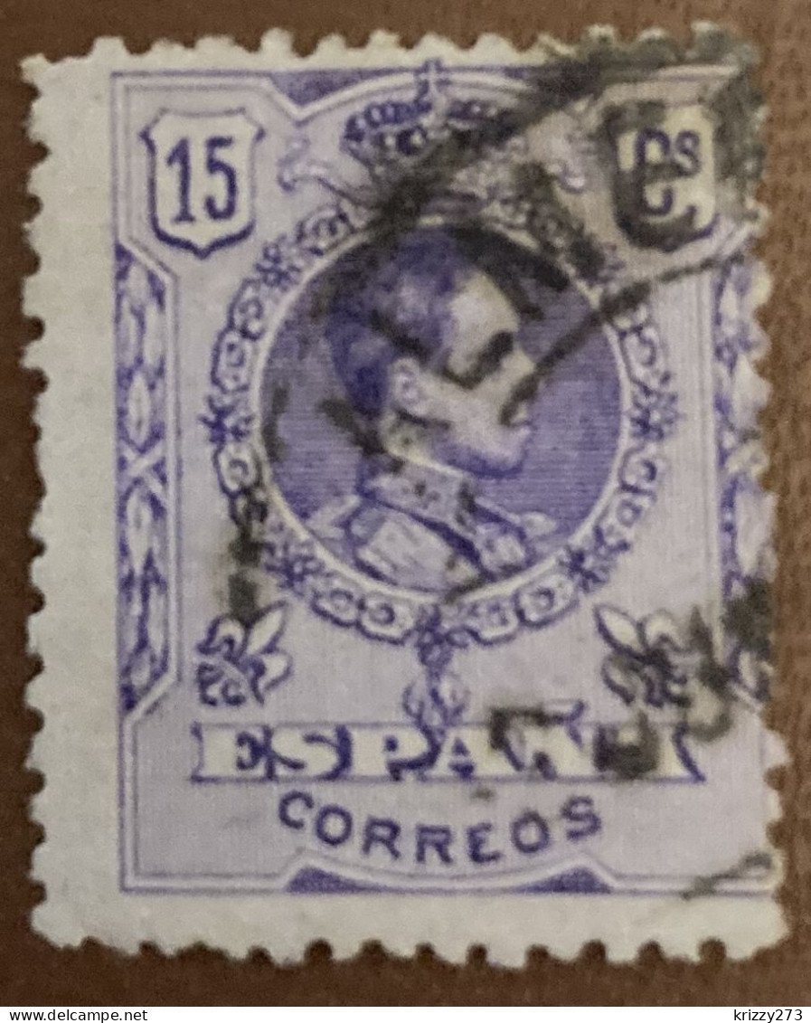 Spain 1909  King Alfonso XIII 15 C - Used - Usados