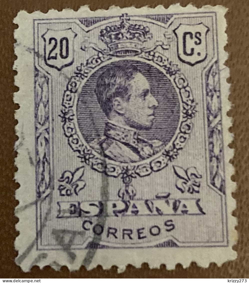 Spain 1917  King Alfonso XIII 20 C - Used - Usados