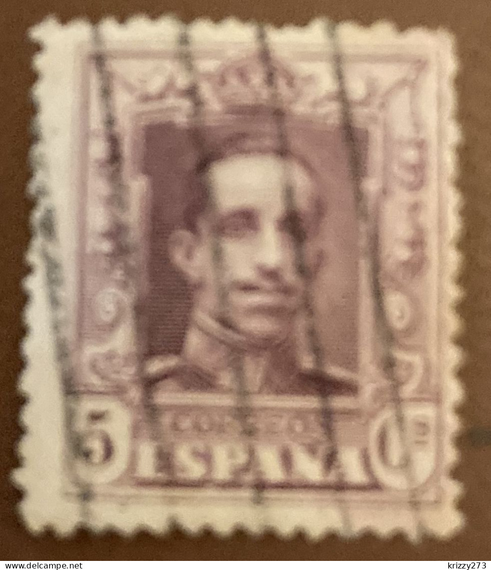 Spain 1922  King Alfonso XIII 5 C - Used - Usados