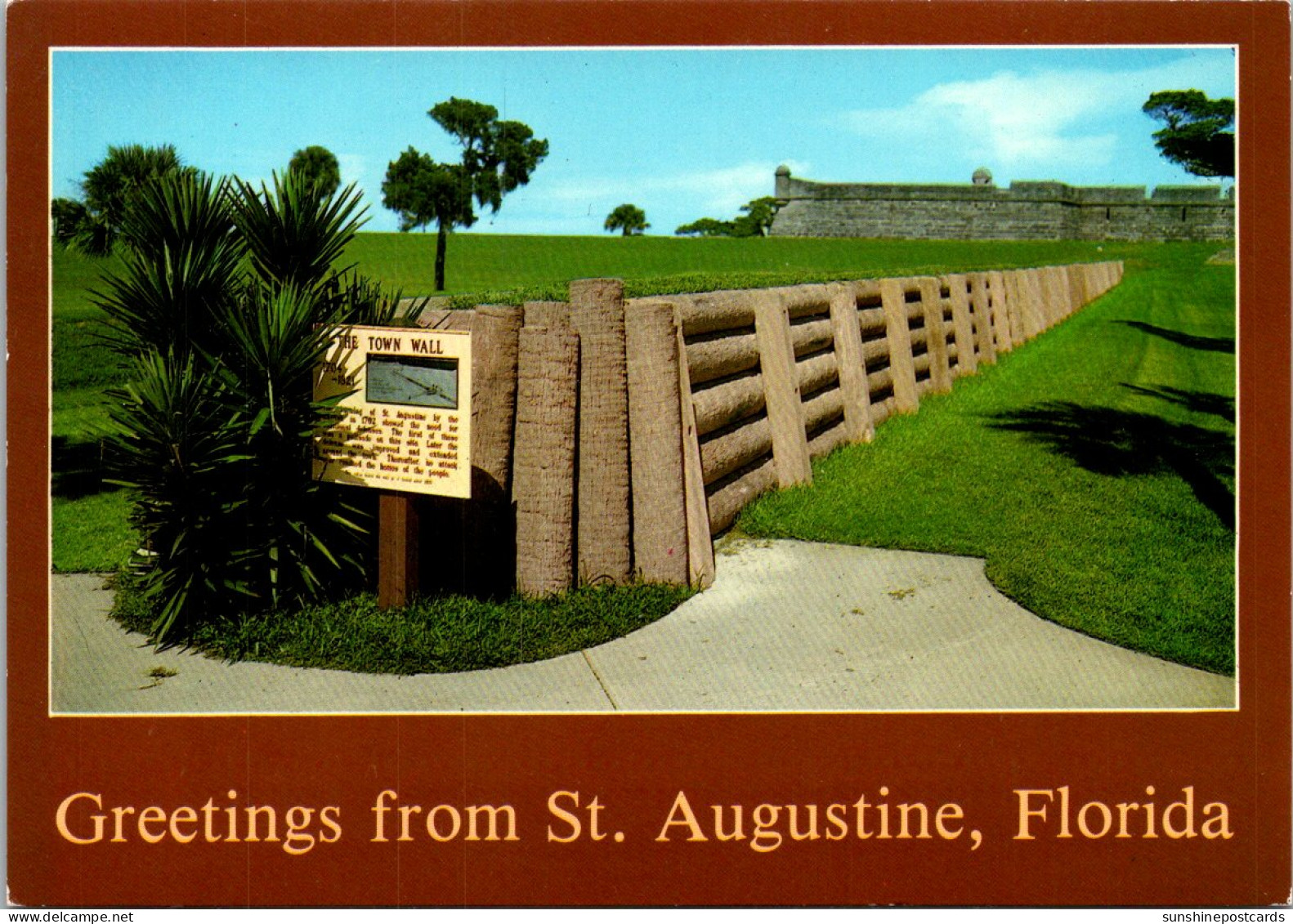 Florida St Augustine Cobu Line Defense Line - St Augustine