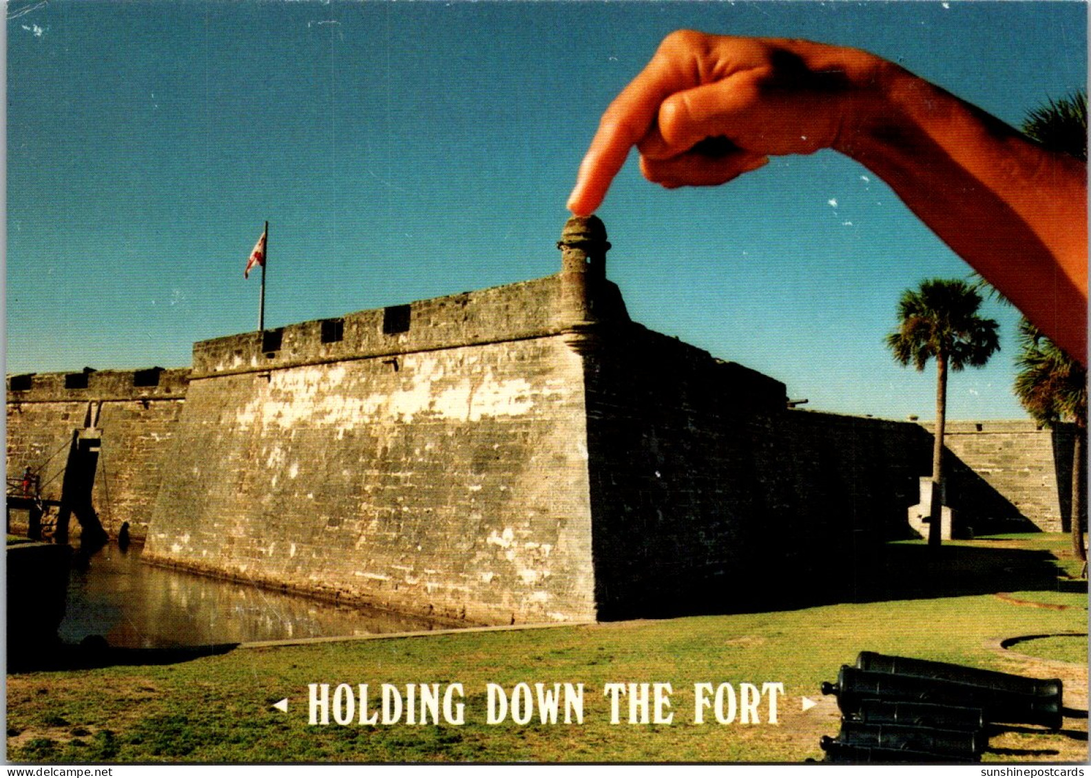 Florida St Augustine Humour Holding Down The Fort - St Augustine