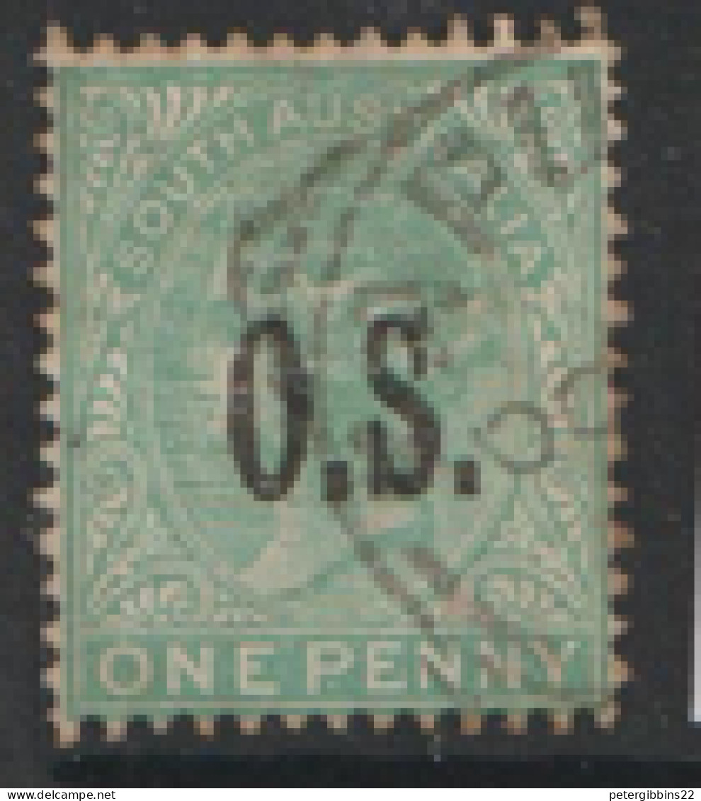 South Australia  1891  SG  056  1d  Overpinted  O S  P15  Fine Used    - Oblitérés