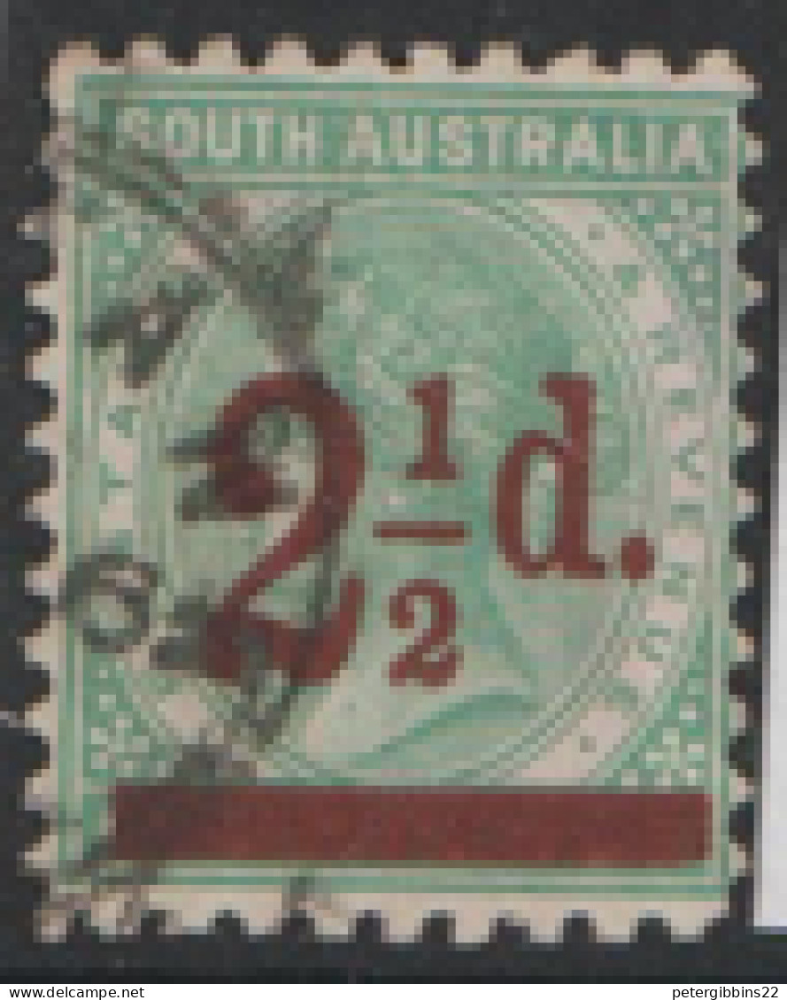 South Australia  1891  SG  229  2.1/2   Overpint    P10  Fine Used    - Oblitérés