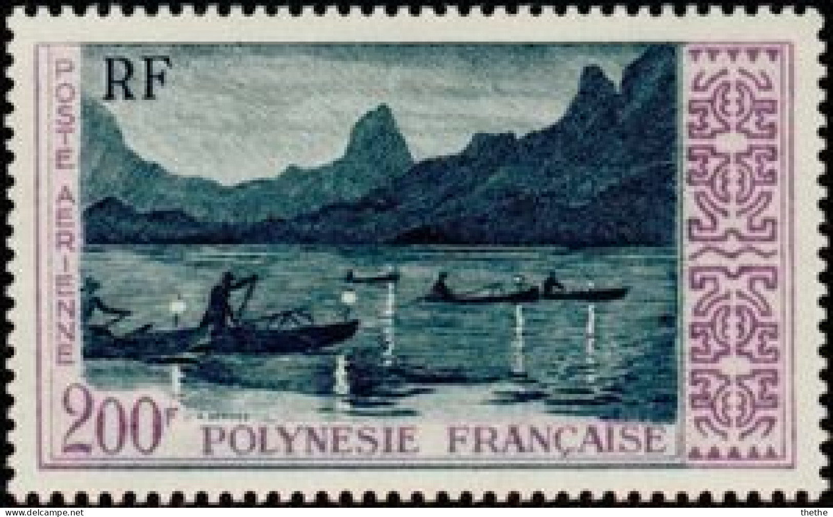 POLYNESIE - Pêche De Nuit Au Large De L'île Mooréa - Neufs