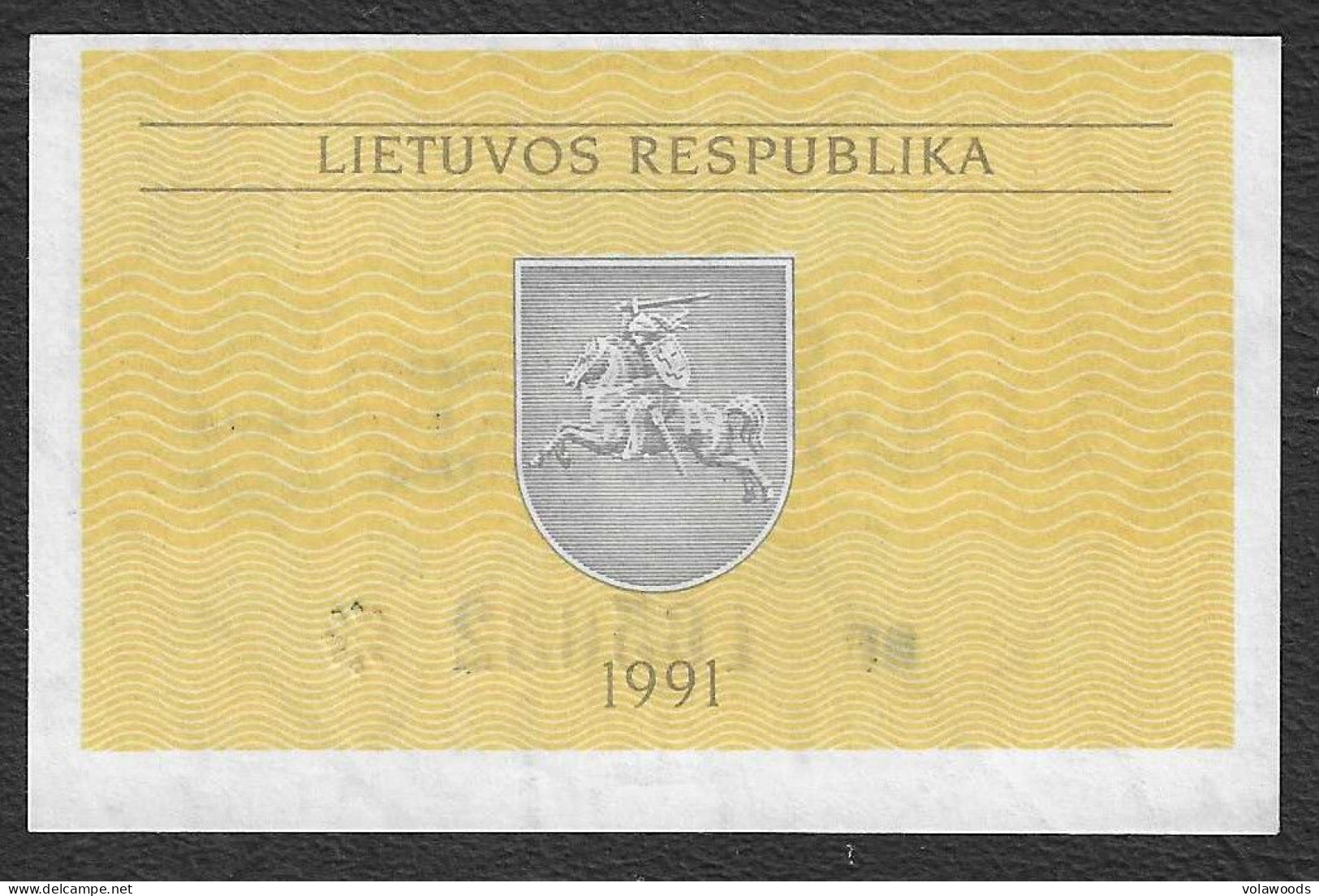 Lituania - Banconota Circolata FdS UNC Da 0,50 Talonas - P-31b - 1991 #19 - Lituanie