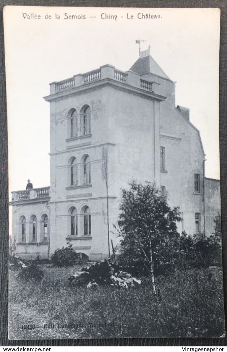 Vallée De La Semois CHINY Le Château. 1 CP Postée En 1910 - Chiny