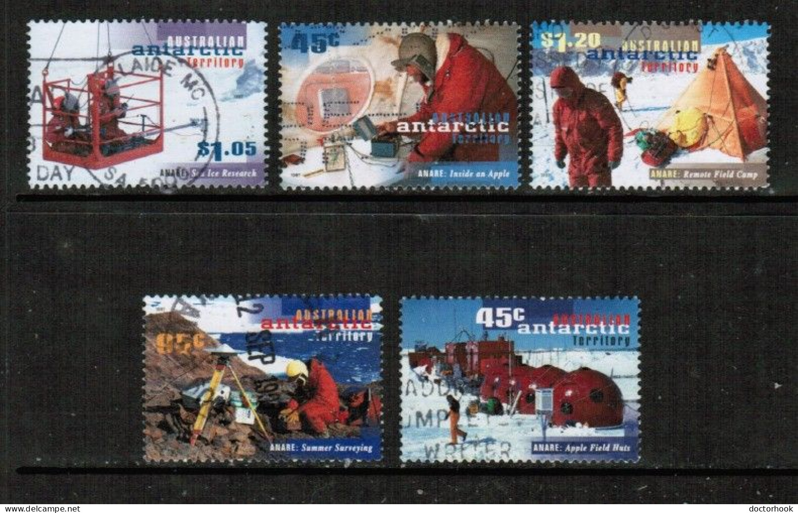 AUSTRALIAN ANTARCTIC TERRITORY   Scott # L 102-6 USED (CONDITION AS PER SCAN) (Stamp Scan # 929-9) - Used Stamps