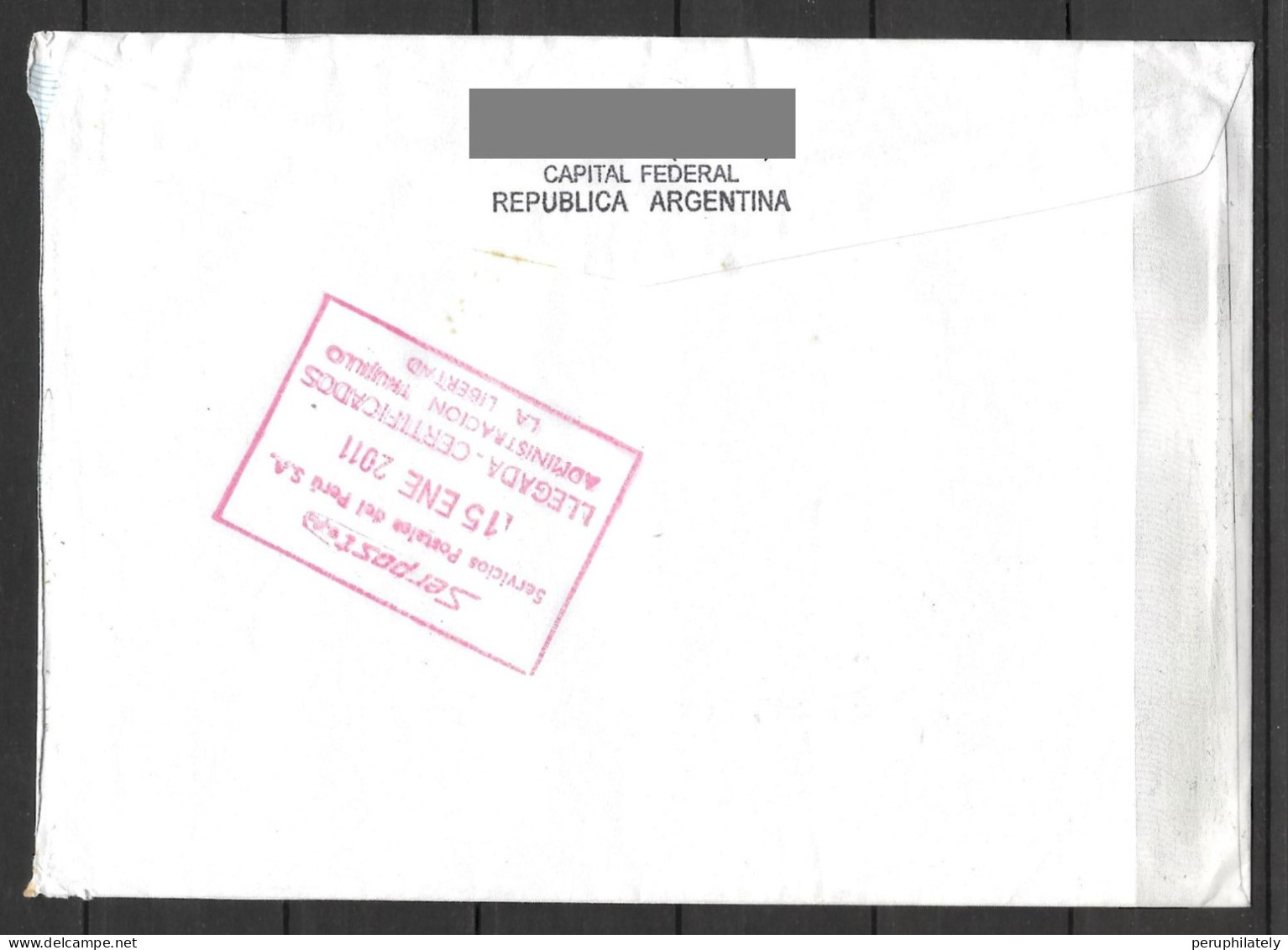 Argentina Registered Cover With Flowers Souvenir Sheet & Tourism Stamps Sent To Peru - Cartas & Documentos