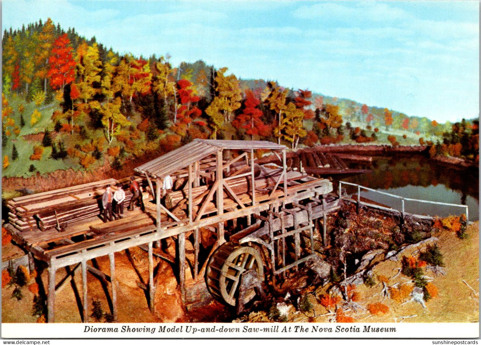 Canada Halifax Nova Scotia Museum Model Of Up And Down Sawmill - Halifax