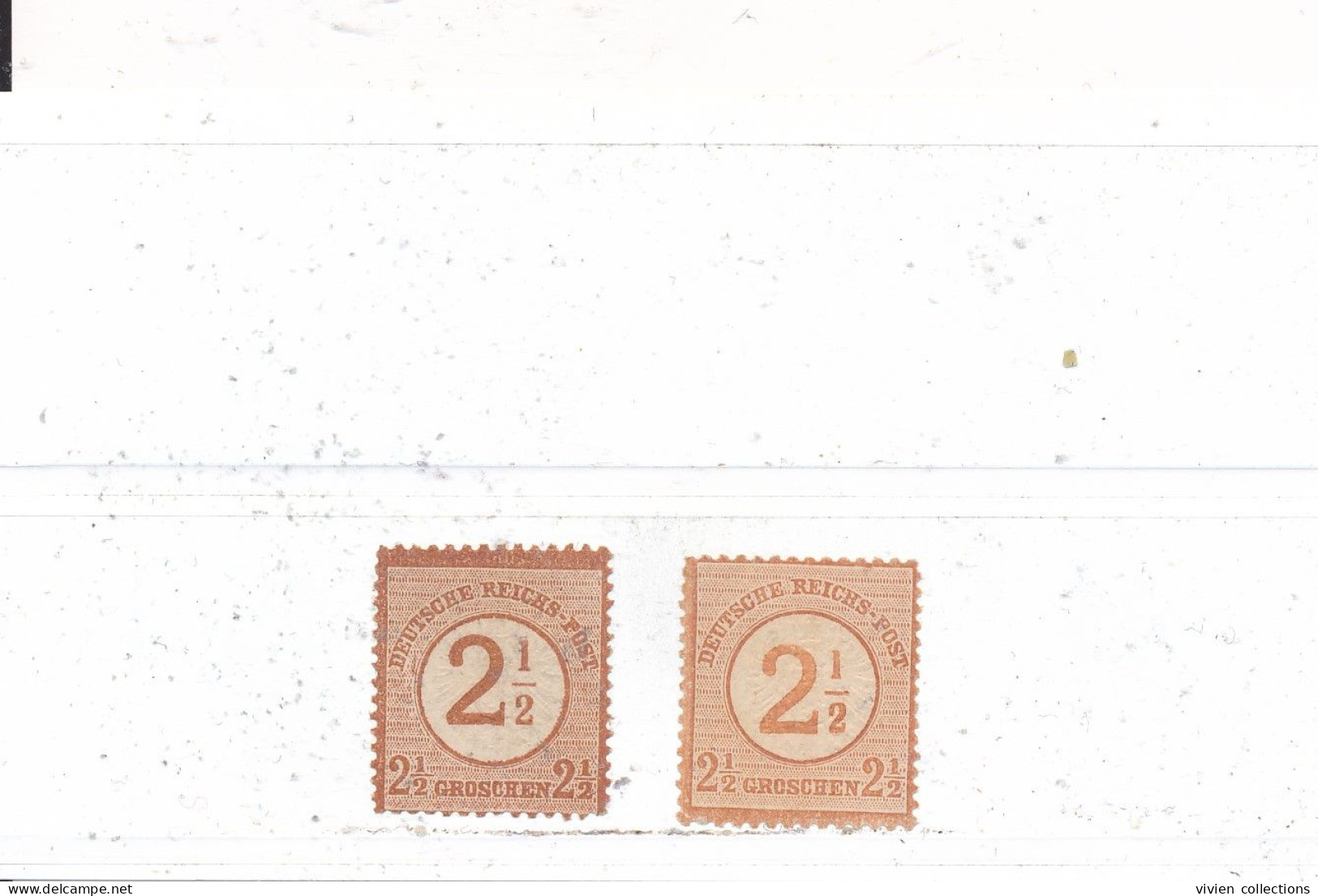 Allemagne Empire N° 28 Neuf (*) X 2 Nuances - Unused Stamps