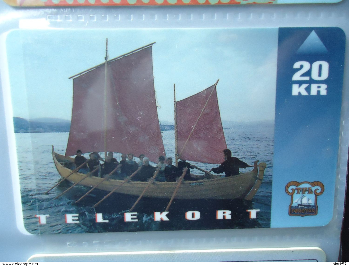 FAROE ISLAND USED CARDS  BOATS SHIPS - Faroe Islands