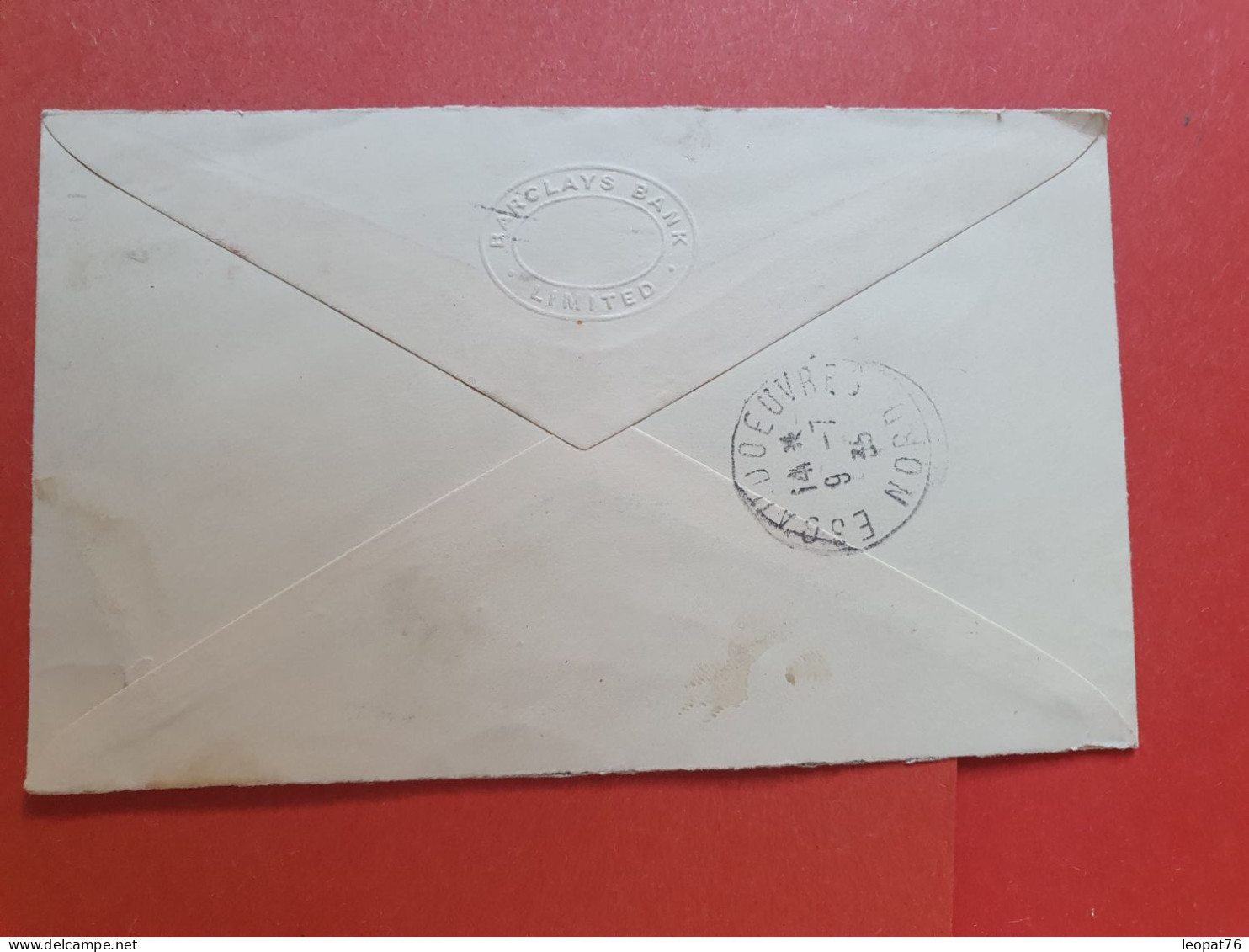 GB - Perforé Sur Lettre Commerciale De Londres Pour La France En 1935 - Réf 974 - Perfins