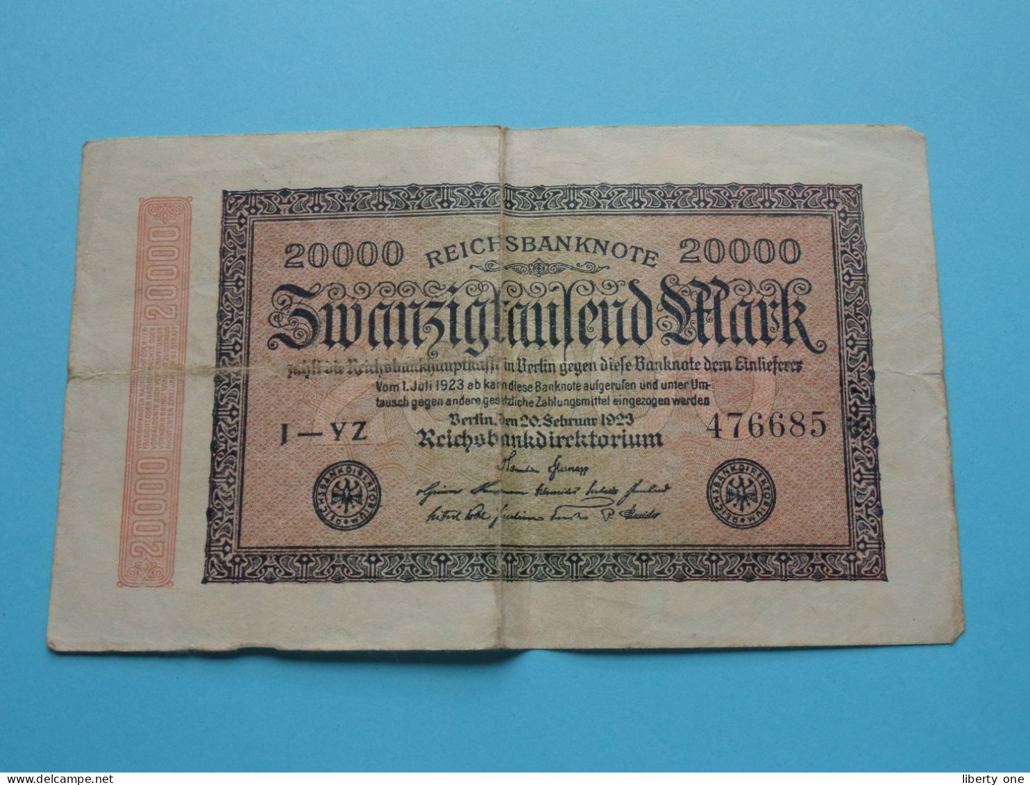 1922 / 1923 Reichsbanknote BERLIN und AACHEN ( Voir / See > Scans ) Circuler > 7 Stück !