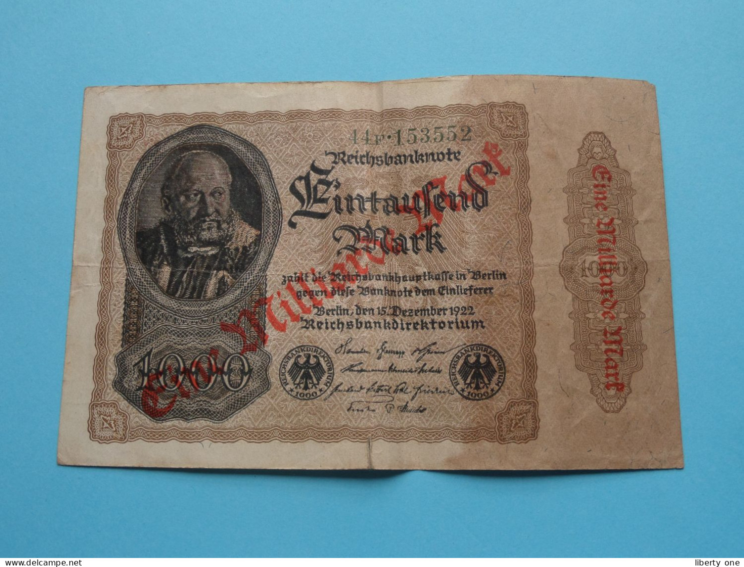 1922 / 1923 Reichsbanknote BERLIN und AACHEN ( Voir / See > Scans ) Circuler > 7 Stück !